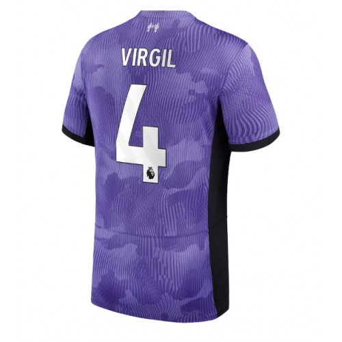 Fotbalové Dres Liverpool Virgil van Dijk #4 Alternativní 2023-24 Krátký Rukáv